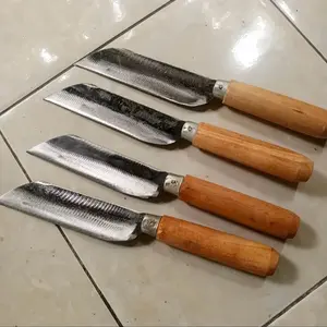 4 Pcs Pisau Dapur Bahan Baja Tiger Asli Kitchenware