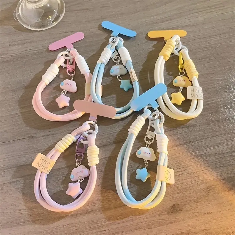 Gantungan HP Tangan Bintang Awan Kartun Imut - Multifungsi Aksesoris Tas, Kunci & Hadiah Unik