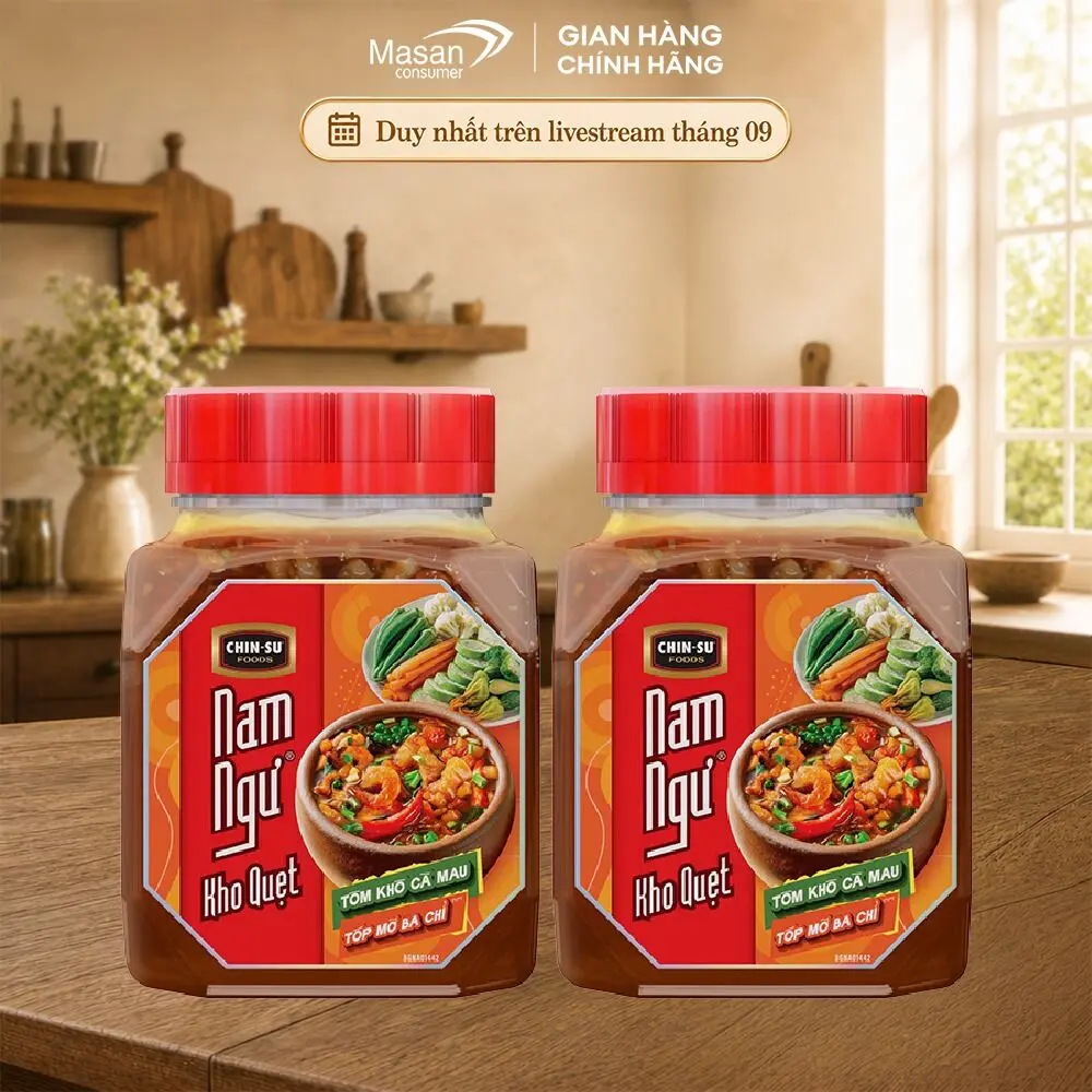 Combo 2-4-8 Kho Quẹt Nam Ngư Tôm Khô Cà Mau Tóp Mỡ Ba Chỉ 200gr x2