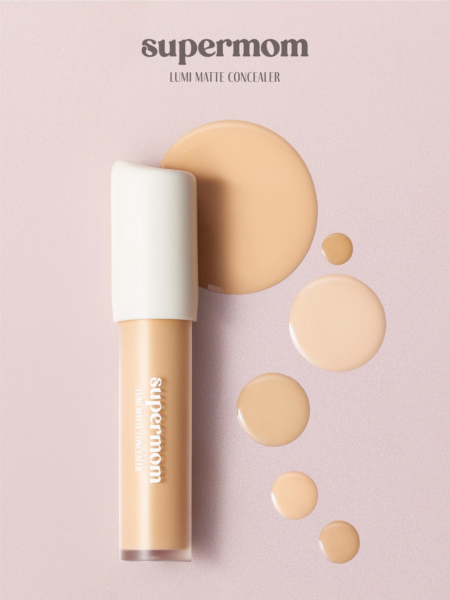 SUPERMOM l LUMI MATTE CONCEALER คอนซีลเลอร์ เนื้อแมตต์ ติดทน ปกปิดระดับสูง Made in korea Vegan
