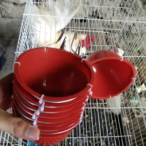 Isi 10 pcs cepuk plastik tempat pakan ayam jago bangkok cepuk murah tempat makan dan minum burung