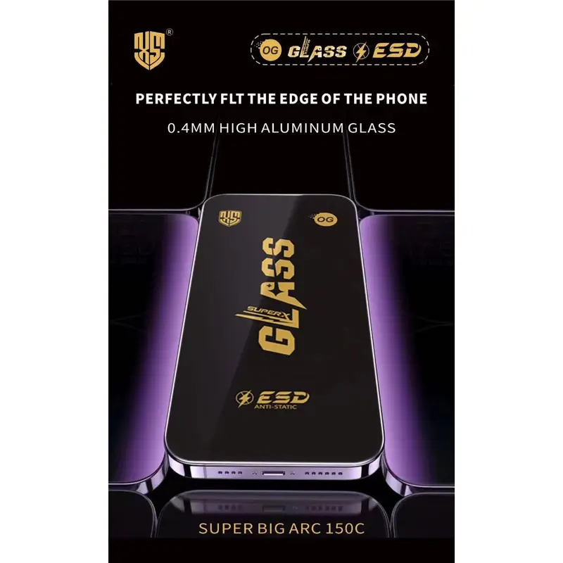 Tempered Glass Kaca Bening For Poco Series ESD Anti Static Pelindung Layar HP Cover Layar Anti Gores Tebal Kaca Temperd Glass 2
