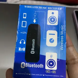 Receiver Bluetooth Audio Music Wireless Stereo / Bluetooth Music Receiver / USB Bluetooth Audio / USB Wireless Speaker Musik HP 3.5mm Reciever Adapter Kabel AUX Perangkat