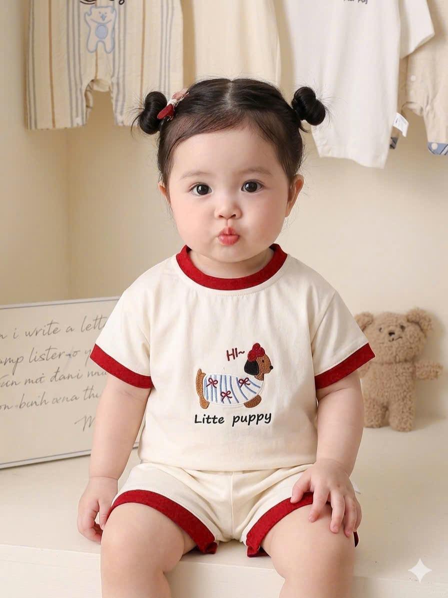 AH Bộ tăm gân bé gái mèo nhí dễ thương, đồ hè co giãn thoáng mát size 7-22kg siêu xinh hot trend 2026