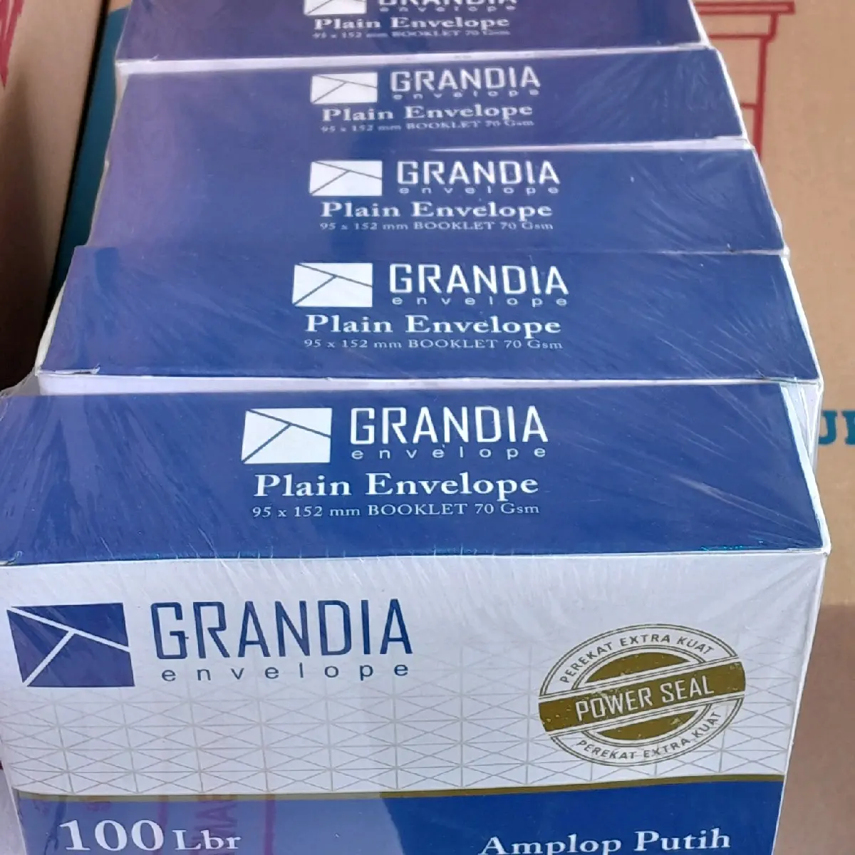 Amplop putih isi 5pack ( 1 slop )