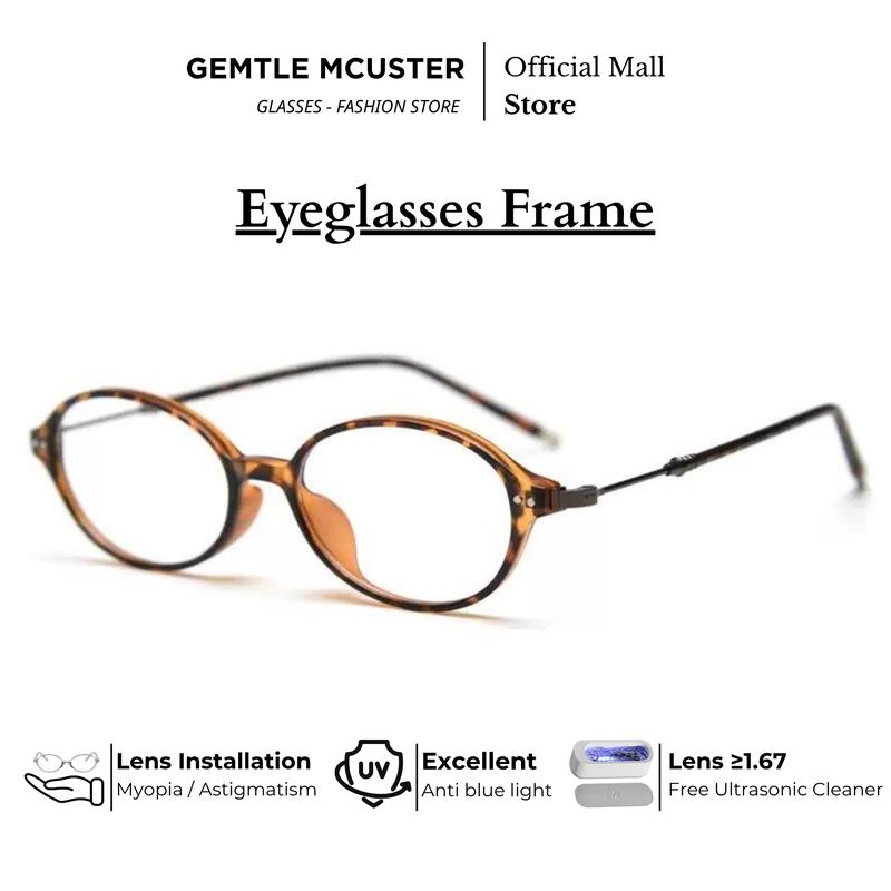 Kính Mắt Mèo, Màu Nâu Americano Đá Dành Cho Nữ, Có Thể Đeo Cận Thị Theo Toa, 72376