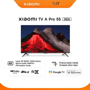 Xiaomi TV A Pro 4K QLED 55 inch 2026 Google TV Digital 4K QLED