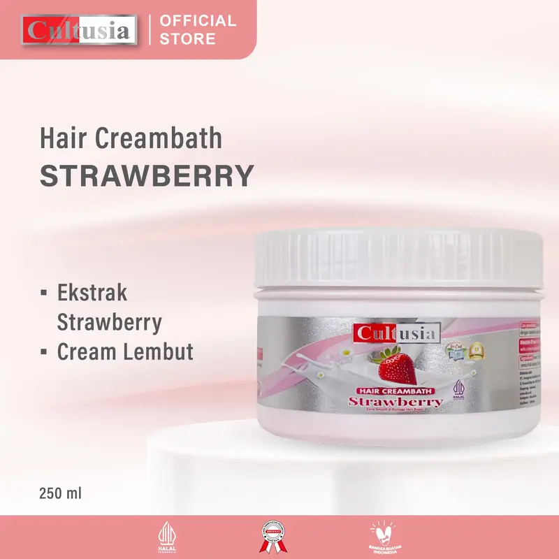 Cultusia Creambath Strawberry 250ml 0