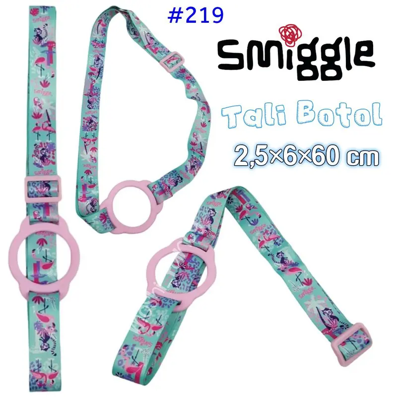 Tali Botol Smiggle Strap Panjang / Tali Botol Selempang Anak / Tali Tempat Minum Anak 4
