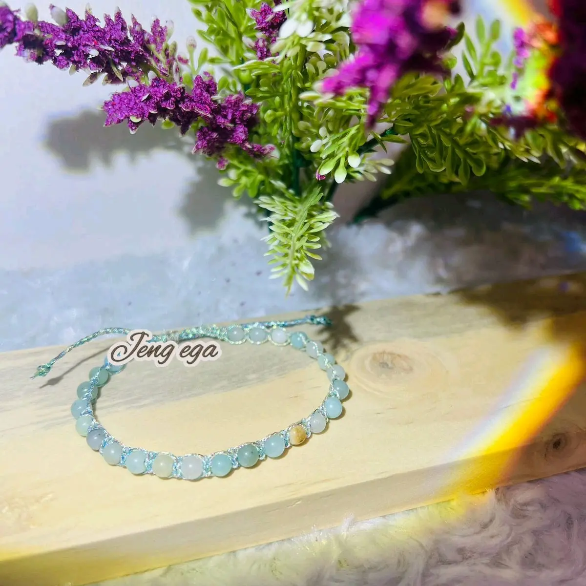 Gelang asiyah , ornamen xristal alam all size serut
