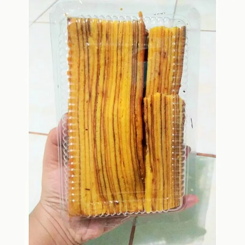 Kue Pinggiran Lapis Legit Halal 400Gram Spesial - Frozen, Food Makanan Keju 2