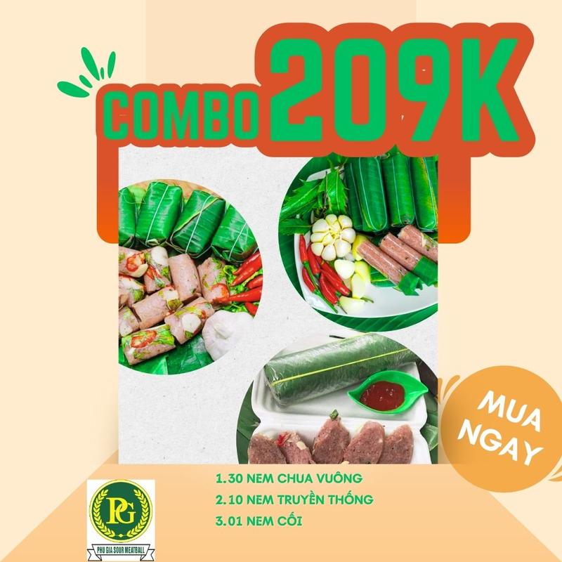 COMBO MIX VỊ NEM CHUA PHÚ GIA 1 - THANH HOÁ