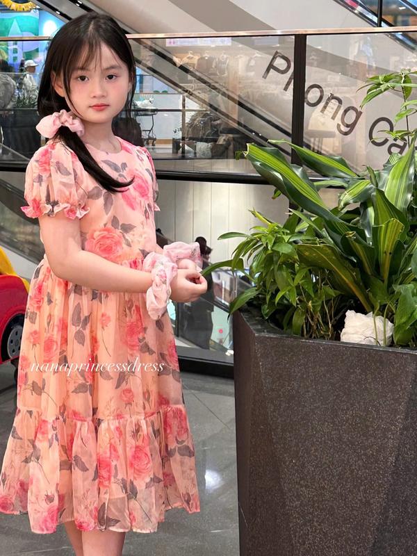 [NanaPrincess] - Váy thiết kế Hoa Hồng mùa hè cho bé 3