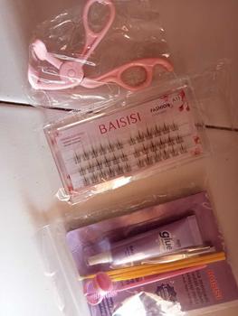 Product Review of BAISISI Bulu Mata Palsu Individual Lashes A11 Super Natural Segmentasi | Eyelash Extension | Douyin Lashes | Eye Make Up from n** 1