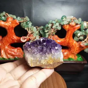 Batu Amethyst Quartz Druzy Geode Natural Brazil (8)