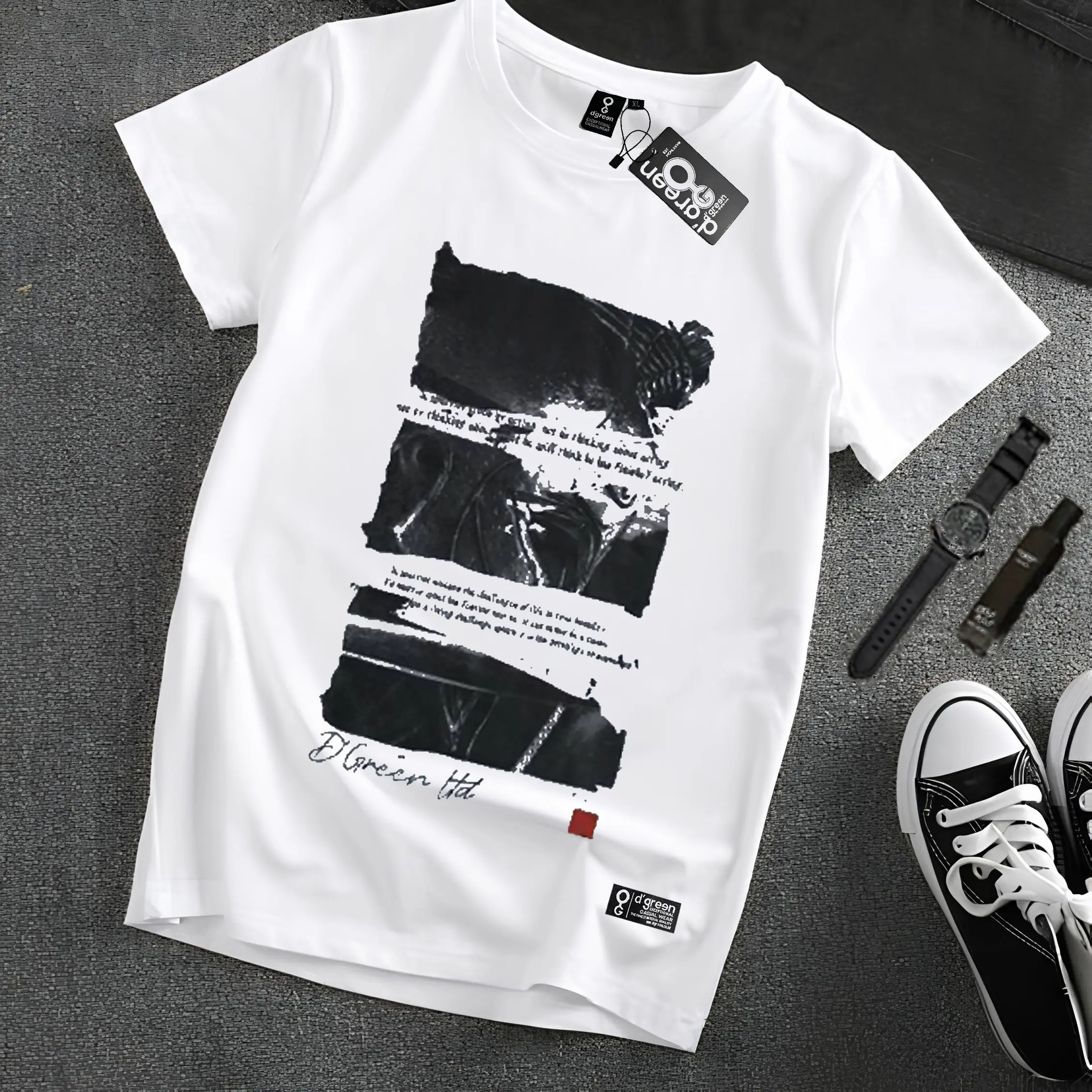 D`GREEN Tshirt Putih Original Pria Wanita Motif WARRIORS / Kaos Original cowok / Baju Kaos Ariel Noah terbaru terlaris terbaru/ Kaos distro cowok / kaos pria dewasa /baju distro pria dewasa keren terbaru / Kaos original d green terbaru Bandung Katun