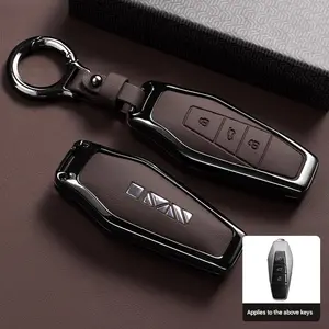 Chery J6 EV Elegant Metal Key Case Sarung Kunci Mobil
