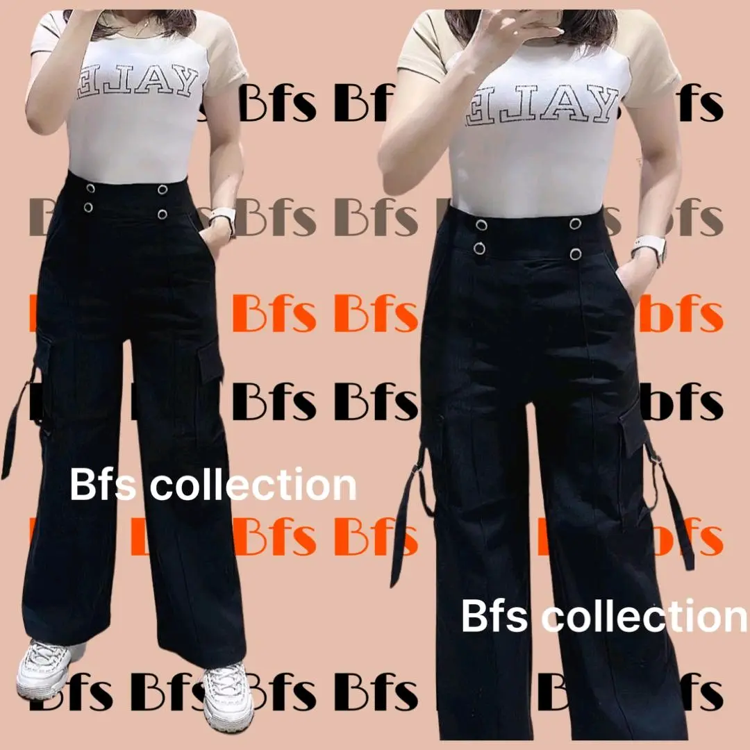 Kulot Cargo Soft Jeans Stretch 9712 Celana Melar