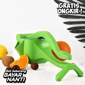 PROMO DISKON Alat Peras Buah Jumbo Pemeras Jeruk Juicer Manual Hand Pressed Plastik Hemat Waktu dan Tenaga dengan Filter Penyaring dan Mekanisme Handpress