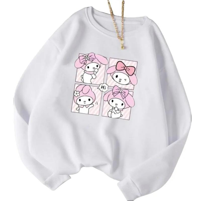 Baju Kaos Anak Perempuan Lengan Panjang 3-15 Tahun Hoodie 1