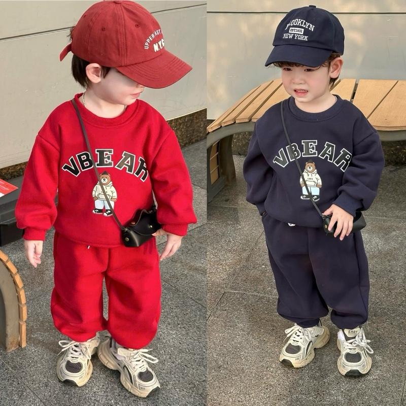  Cẩm Vân Kids Bộ Quần Áo Nỉ Gấu Lót Lông Nhung Mềm Ấm Cho Bé 10-32kg Chất Liệu Mềm Mại Size Chuẩn 1m3 quay về  