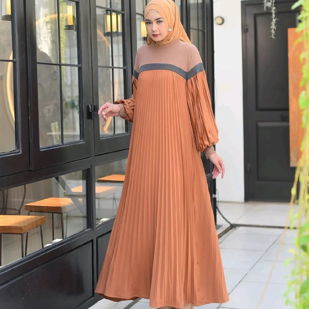 Halimah Dress Knit Aster Mix Jersy