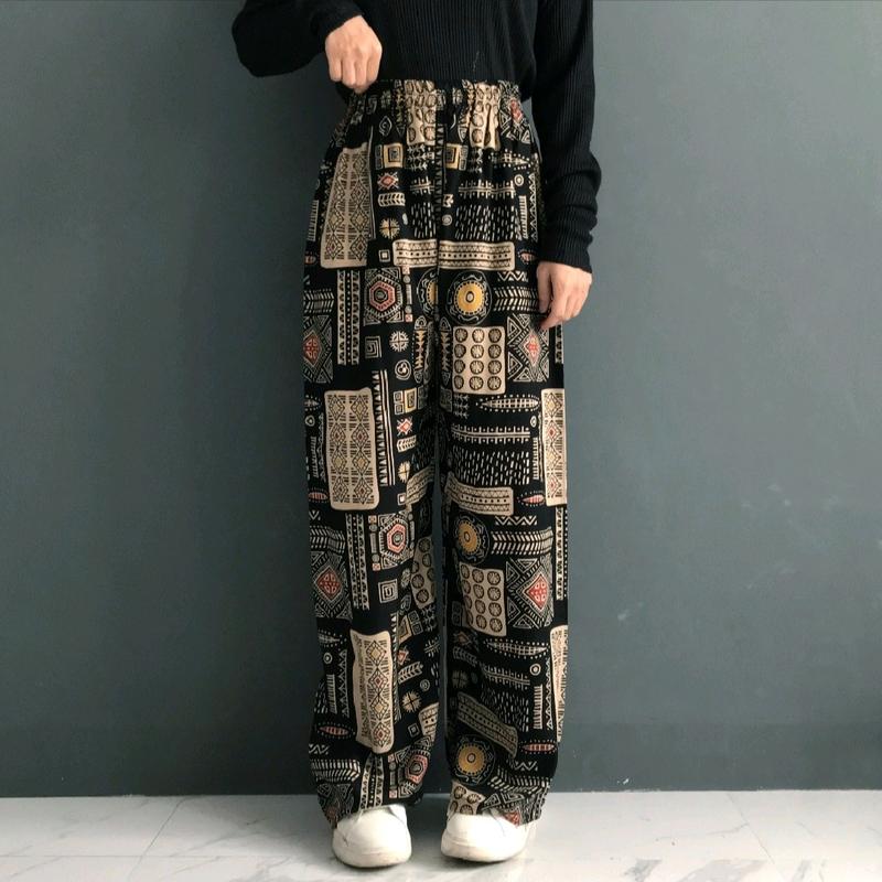 CELANA KULOT RAYON CELANA WANITA CELANA kulot MOTIF SANTAI Nyaman 5