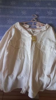 Product Review of KEMEJA FLANNEL WANITA Panjang Casual Linen Dewasa Cewek from h**l 1