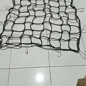 Jaring Bagasi Atap Mobil hitam Roof Rack Net Cargo Car untuk Membawa Barang Bawaan