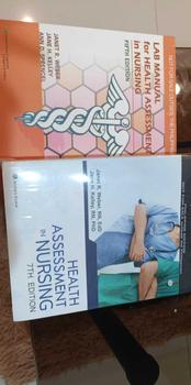 Product Review of ￼Health Assessment in Nursing 7th Edition By. Janet R. Weber with laboratory manual 5th Edition from R**o 0