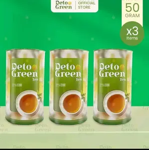 PAKET HEMAT 3BOTOL DETO GREEN TEH HERBAL ALAMI SISTEM PENCERNAAN/ Tea