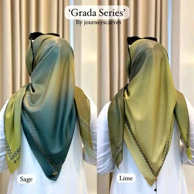 Hijab voal segi empat motif printing laser cut kerudung square Muslim Mewah coquette