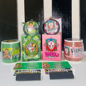 Warok Kite Matot gelasan Wibu bahan gold.