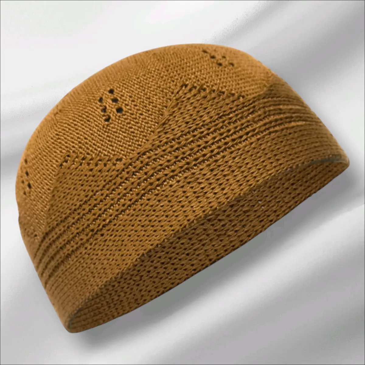 Peci Rajut Turki Dewasa Bahan Katun Lingkar Kepala 55-60 cm - Muslim Kopiah Haji Umroh Songkok Lembut Topi