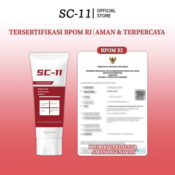 [BPOM] SC-11 | Pembersih Wajah Whitening. Tolak kulit kusam! Gunakan secara rutin, kulit putih bersih dan cerah terlihat!