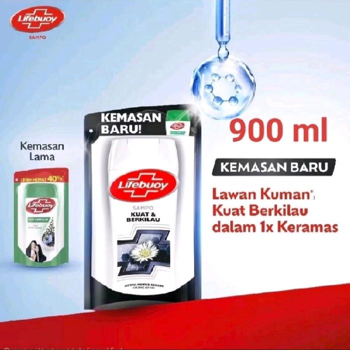 Gambar Lifebuoy Shampo 900 ml Refil /biru dari BundaSun Kota Surabaya 5 Tokopedia