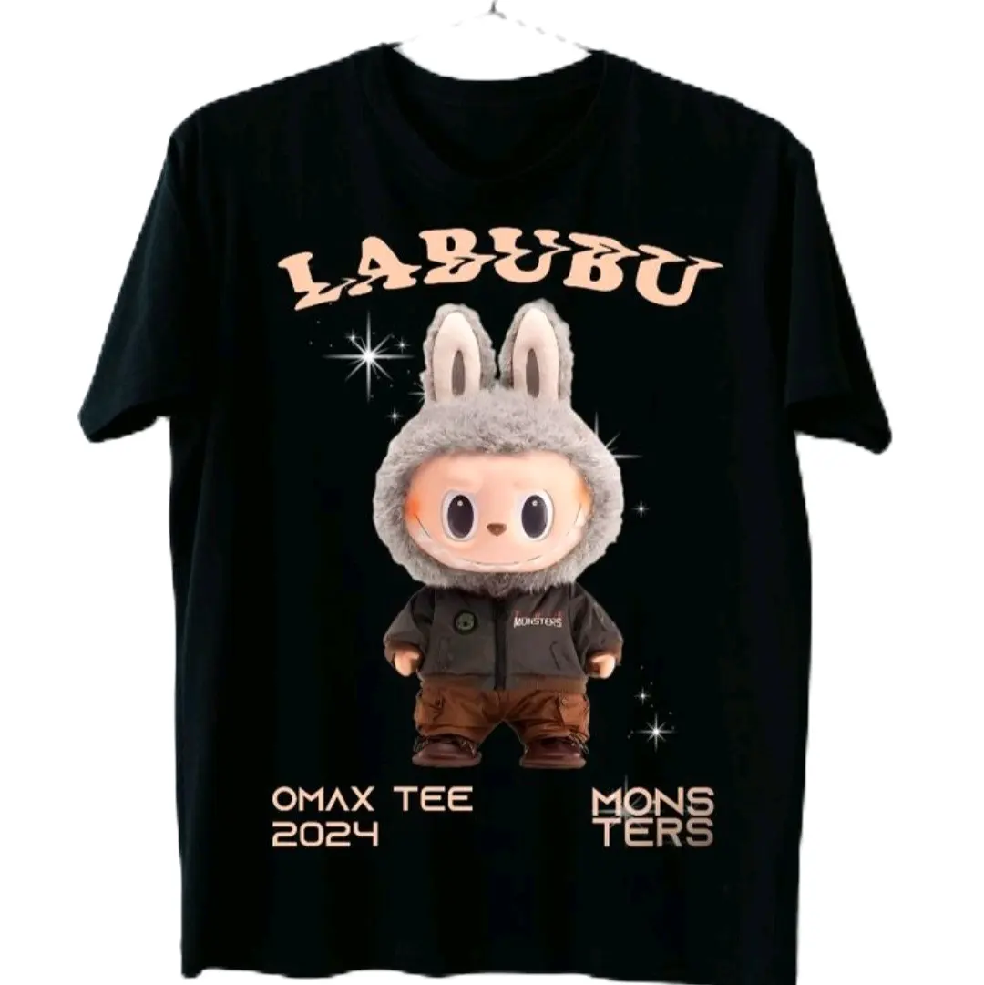 Baju Kaos Anak Perempuan Labubu Gambar Labubu Usia 3-14 Tahun - Fashion Motif