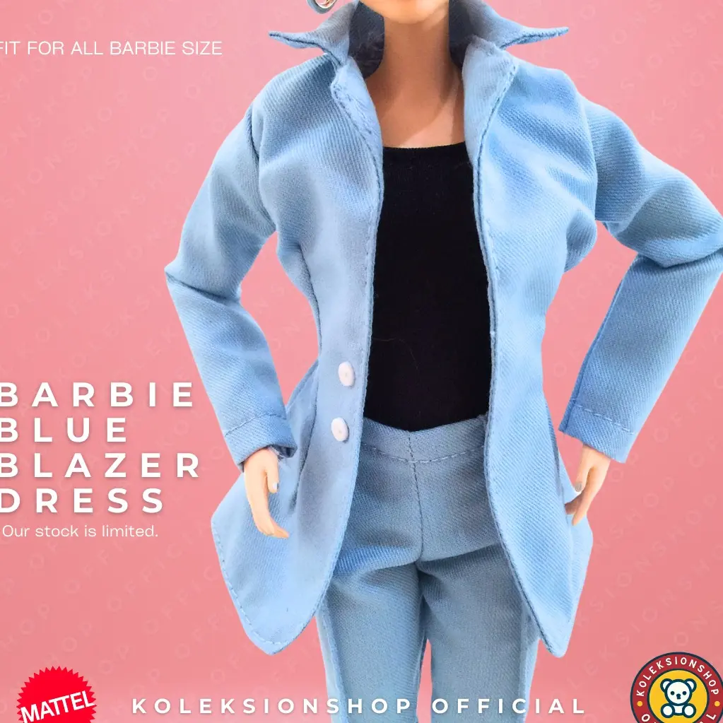 Barbie Dress warna (Blue)