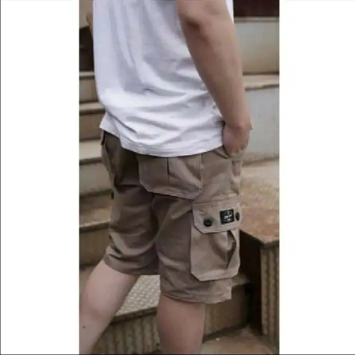 Celana Pendek Cargo Pria Gunung Casual Bahan Melar Big Size Jumbo 27-34 3