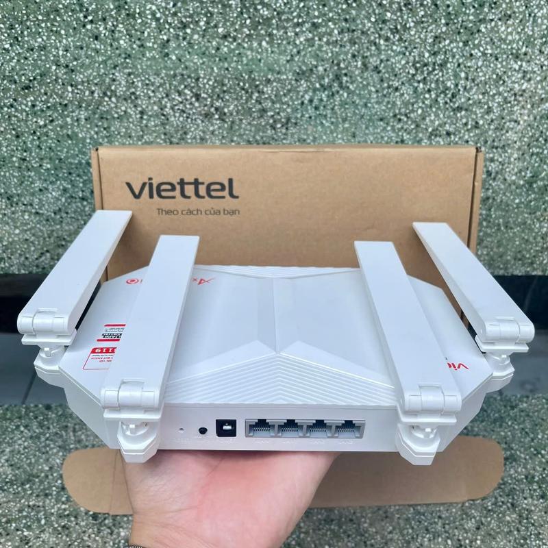 Viettel Mesh Wifi 6 HV3601P - Hàng 100% Unlock - Hỗ Trợ Tất Cả Các Mạng - 2 Cổng LAN 1GE - Tốc Độ 300Mbps & 1.16Gbps - IPv4 IPv6 Dual Stack - Bảo Hành 3 Tháng