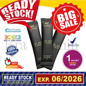 ECER Biogreen BioGold Bio Sc Gold Asli Vitalitas Pria Stemcell Gold Apple Ginseng Korea Rasa Kopi