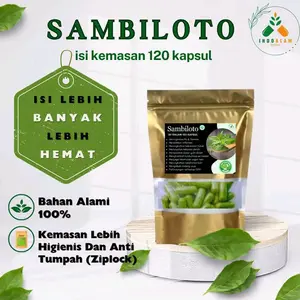 120 Kapsul Herbal DAUN SAMBILOTO 100% Herbal Alami Berkualitas Premium
