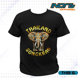 kaos oleh oleh thailand thai tshirt bangkok baju muaythai kaos gajah thailand phuket tag label original thai3 htm