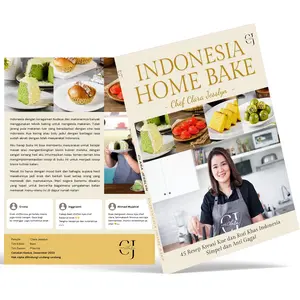 Buku Resep INDONESIA HOME BAKE 45 Resep Pilihan by Chef Clara