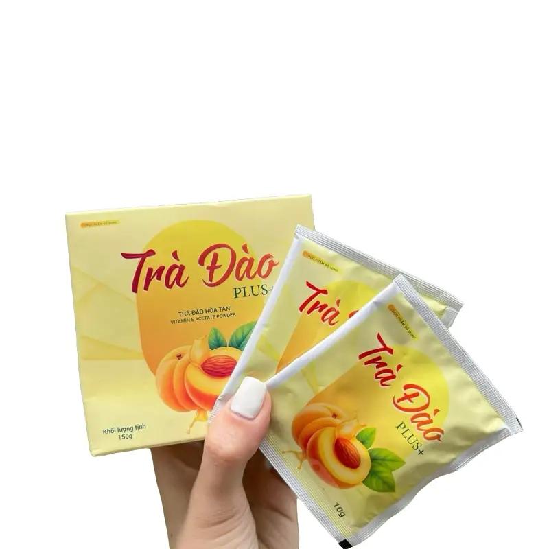 Hộp 15Gói Không Tặng Đường . Trà Đào Plus