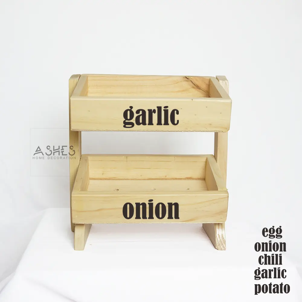 Wood Garlic Storage Susun Dua