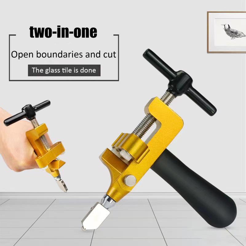 2 in 1 Portable Handheld Multifunctional Manual Glass Cutter Ceramic Tile Opener Divider Diamond Cutting DIY Home Hand Tools 7
