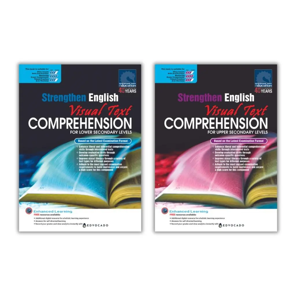 Strengthen English Visual Text Comprehension For Secondary Levels 1-4 | Secondary English School Assessment Books - SAP