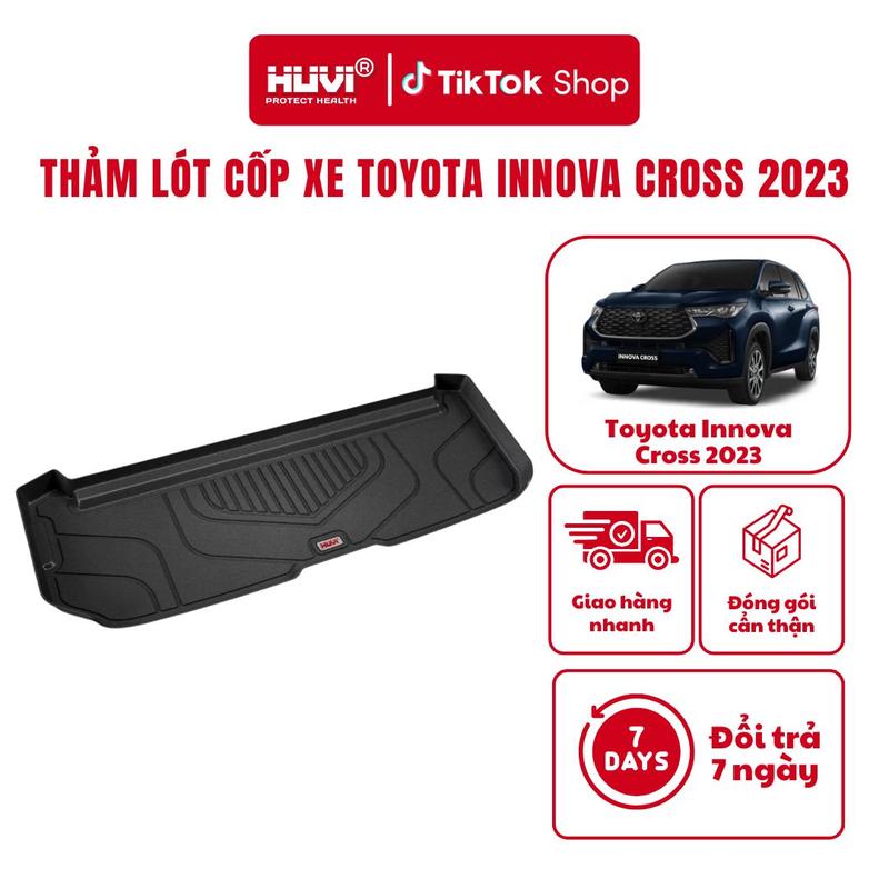 Thảm lót cốp xe Toyota Innova Cross (2023-hiện tại) nhựa TPE - TikTok ...