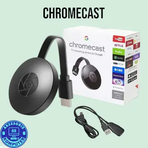 CHROMECAST TV STREAMING 4K STREAMING HDMI GOOGLE CHROME CAST WIRELESS DONGLE